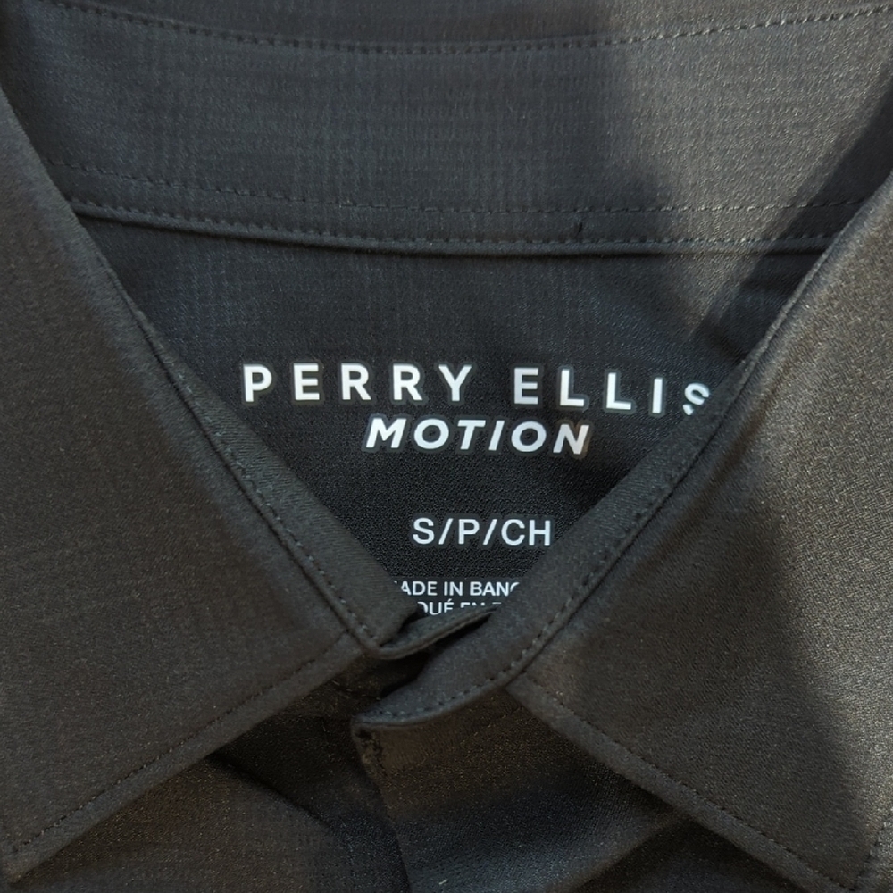 Perry Ellis Charcoal Dress Shirt - Picture 2 of 12